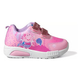 Zapatilla Niña Footy Oficial Con Luz Peppa Pig Abrojo Oferta