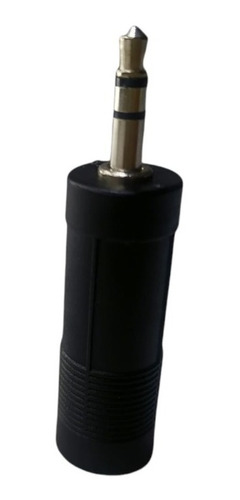 Adaptador Audio Jack 6.3mm Hembra A Plug 3.5mm Macho Estereo