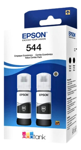 Tintas Epson Originales T544 Negro C/2 Pza Ecotank L110/l311