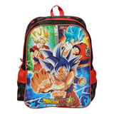 Mochila Escolar Dragon Ball Goku Menino Infantil Aulas