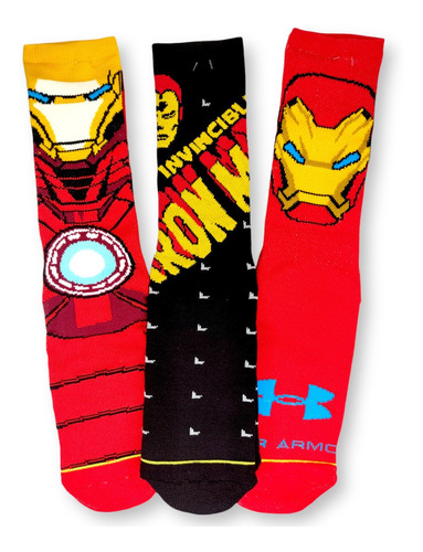 Calcetas Iron Man, Avengers, Marvel