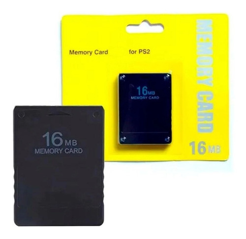 Memory Card 16mb  Cartão Memória Ps2 Playstation2 Jogos Game