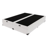 Cama Box Com Baú King Size Branca Comfort Prime 193x203