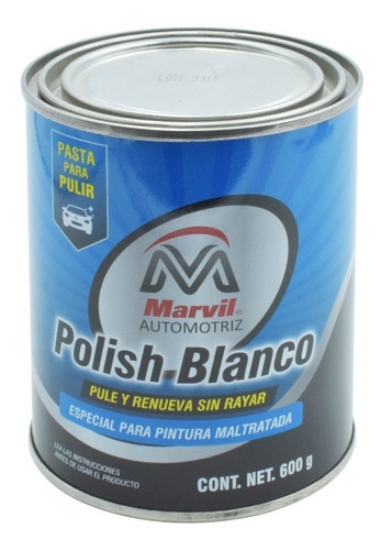 Pasta Pulidora Polish Blanco Marvil 600gr