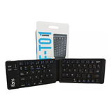 Teclado Bluetooth Recargable Plegable Celular Tableta