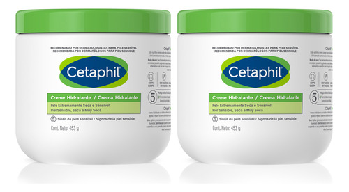 Kit X2 Und Cetaphil Hidratante Crema Corporal 453g