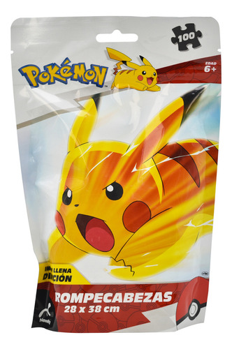 Pokemon Rompecabezas Pikachu 100 Piezas Bolsa Novelty