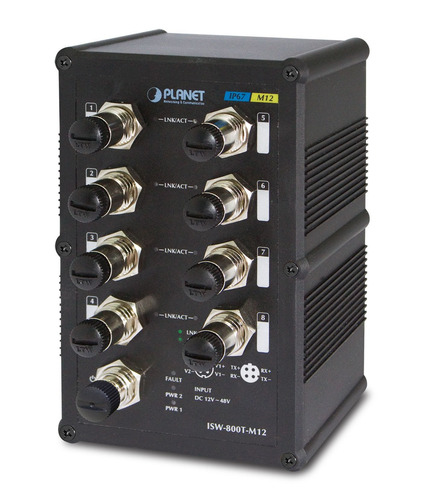 Industrial Ethernet Solution Isw-800t-m12 Planet Networking