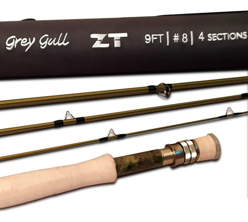 Caña Mosca Fly Grey Gull Zt #8,9' - Flybaires -