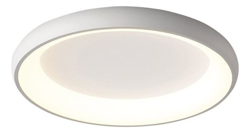 Plafon Moderno Gaza-m 30w Calido 50cm Blanco Led....