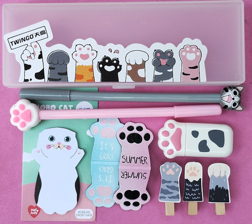 Art Escritorio Accesorios Papeleria Cute Gatito 10 Kawaii