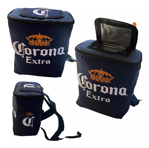 Hielera Mochila Backpack Para 24 Latas De 355 Ml Más Hielo