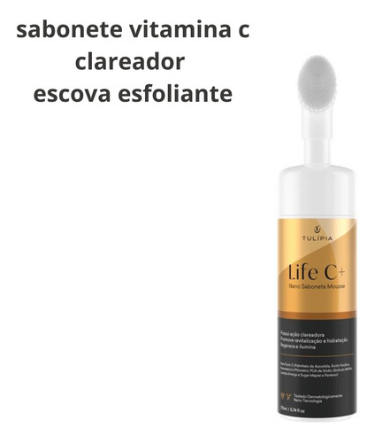 Sabonete Em Mousse Clareador Life C Tulipia 170 Ml