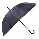 Marin 14 Varillas Paraguas Lluvia Grande Ejecutivo Con Proteccion Uv Color Negro