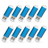 Memorias Usb 8gb (paquete De 10) - Azul.