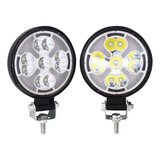 Faro Automotriz Auxiliar Redondo 21 Leds Ds