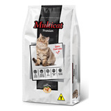 Ração Gatos Castrados Multicat Premium 10,1kg Nutritop