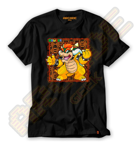 Camiseta Gamer Bowser Koopa Super Mario Bros