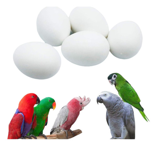 Huevos Falsos Para Nidacion De Aves Medianas X 4