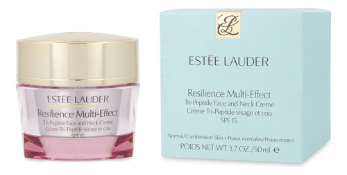 Crema Hidratante Tri-peptido Para Cara Y Cuello Spf 15 Estée Lauder Resilience Multi-effect Día Para Piel Mixta/normal De 1.7oz