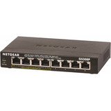 Netgear Gs308p 8-port 4-poe Gigabit Ethernet Network Switch