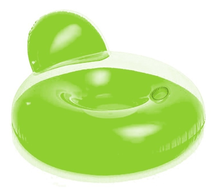 Inflable sillón de agua Verde