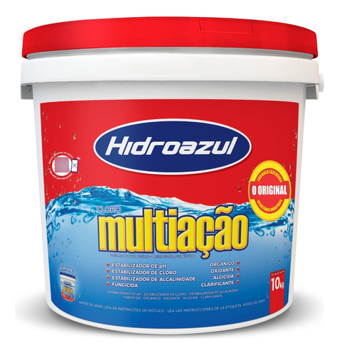 Cloro Multiação 8 Em 1 - 10 Kg  45 % De Cloro Ativo