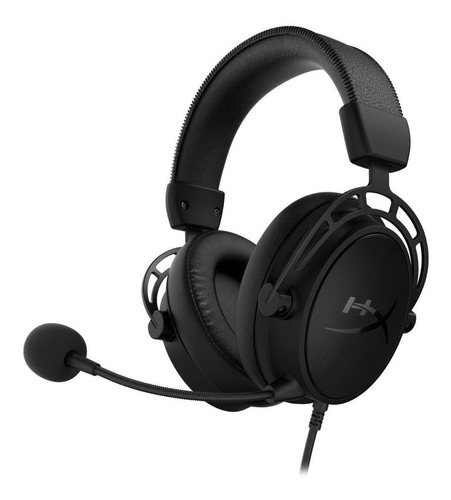 Audífono Gamer Hyperx Cloud Alpha S Black Sonido 7.1 Color Negro