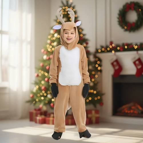 W Pijama De Renos Para Niños, Disfraz De Navidad Para H //