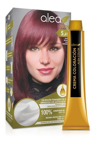 Salerm Alea Tinte Para Cabello  5.69 Rojo Violín Intenso 