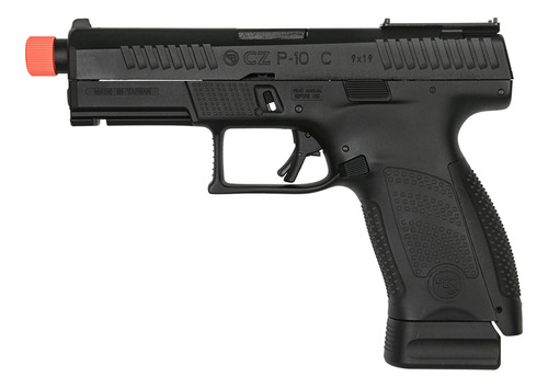 Cz P10c Optic Ready Airsoft 6mm Blowback Co2 Fullmetal