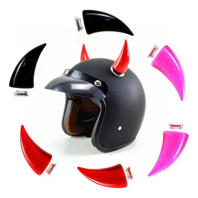 Casco De Moto Kawaii Con Cuerno De Vaca 6 Pcs