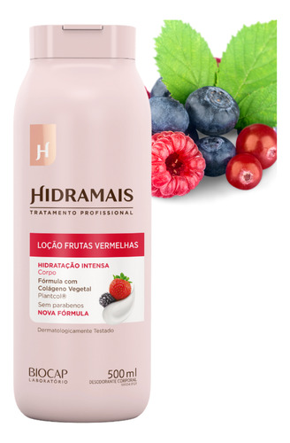 Loção Hidratante Corporal Frutas Vermelhas Hidramais 500ml