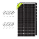 Panel Solar Monocristalino De 100 Vatios 100 W 12 V Módulo M