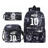 Pack De 3 Mochilas For Niños Y Niñas De Leo Messi