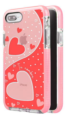 Funda Para iPhone Para Mujer Corazones Con Nombre