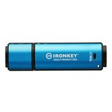 Kingston Ironkey Vault Privacy 50 Usb-c Capacidad: 128gb