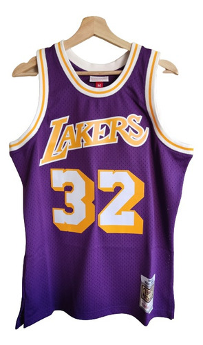 Camiseta Nba Magic Johnson Swingman Los Angeles Lakers 84-85