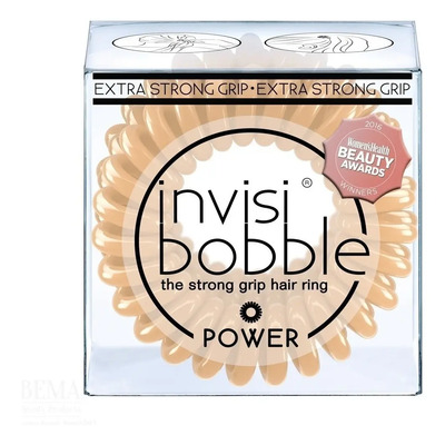 Liga Invisibobble Resina Power Nude Espiral Pack De 3 Ligas To Be Or Nude To Be