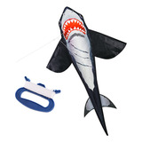 Flying Kite Kids Shark Para Park Kite Fly, Fácil De Volar Y