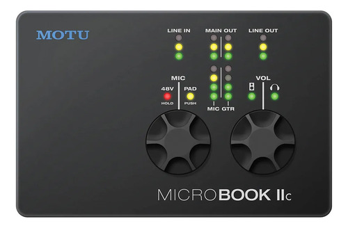 Motu Microbook Iic Interface Usb S/pdif Rca 4 Ins X 6 Outs  
