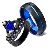 Ringcrown Anillos Para Parejas, Anillos De Boda De Tungsteno