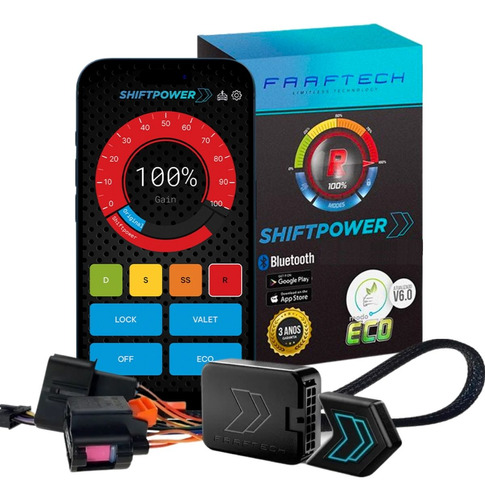 Power Shift Chip De Potência Acelerador Plug Play Bluetooth