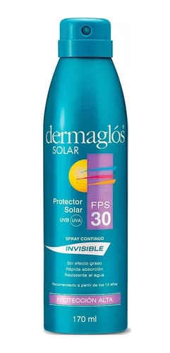 Dermaglós Protector Solar Invisible Spray Fps 30 X 170ml