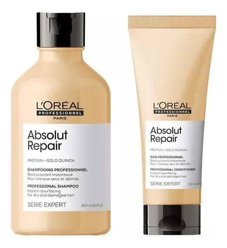 Loreal Absolut Repair Kit Shampoo + Acondicionador Chico