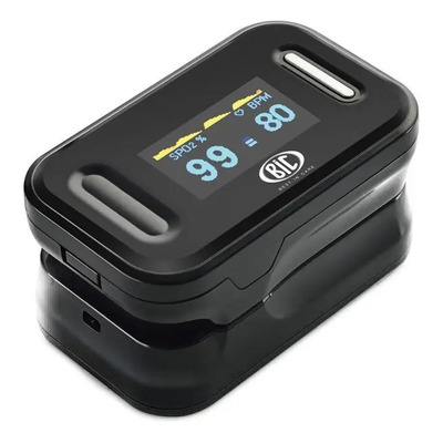 Oxímetro De Pulso Para Dedo Bic Yk-80b Preto