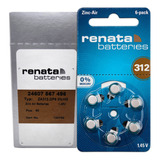 60 X Pilas Audifono Renata 312 Pr41 Alemania Envio Gratis