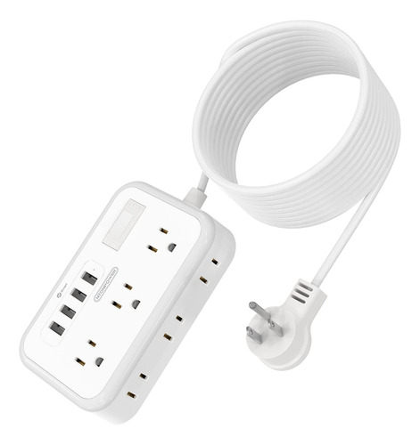 Ntonpower - Cable De Extension De 15 Pies, Regleta De Alimen