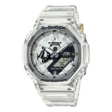 Reloj Hombre Casio Ga-2140rx-7adr G-shock Color De La Correa Blanco Color Del Bisel Blanco Color Del Fondo Blanco