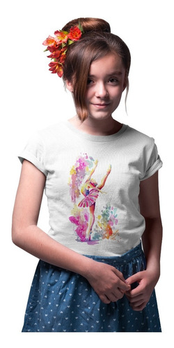 Blusa Para Niña Ropa De Ensayo De Danza/ballet De 2 A 4